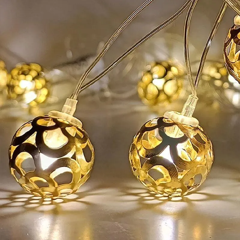 Globe Glow Metal String Light media 1