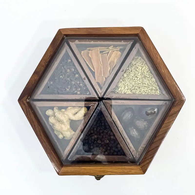 Rosewood Hexagon Masala Box media 6