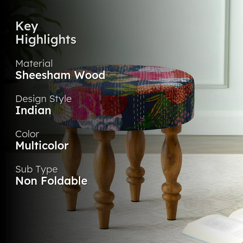 Raxor Sheesham Wooden Bench - Multicolor media 2