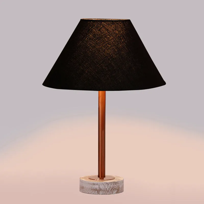 Cotin II Rodin Wooden Table Lamp - Black,Copper,White media 5