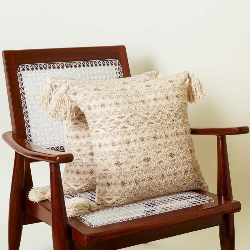 The Grey Sparkler Cushion Cover - Set Of Two media 2