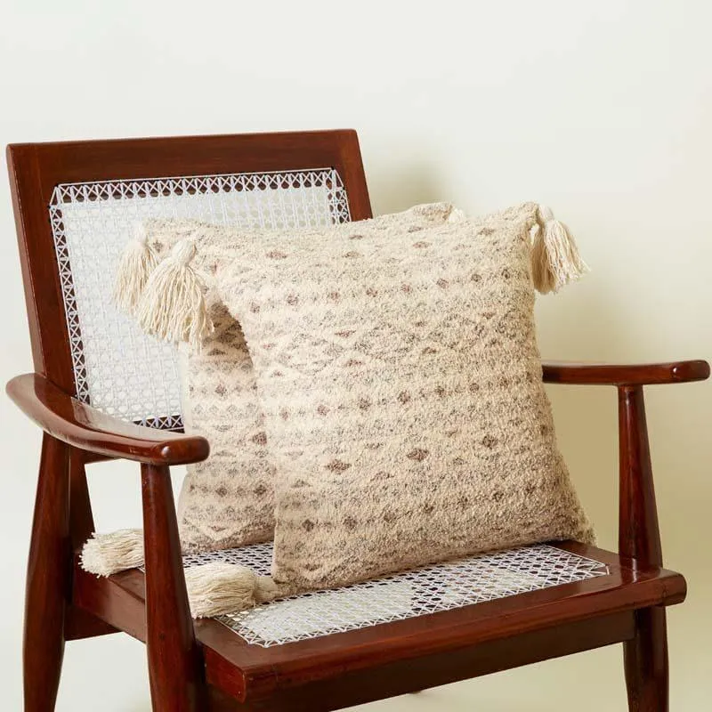 The Grey Sparkler Cushion Cover - Set Of Two media 2