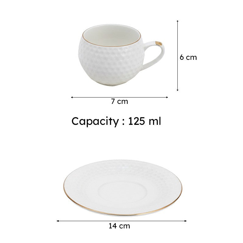 Kylo Cup & Saucer (125 mL Each) - Set of Six image 5