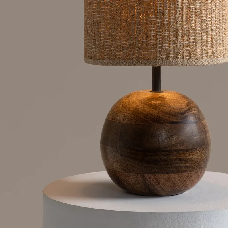 Fig Living Weave Jute Table Lamp - Brown media 6