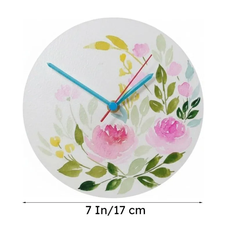 Flower Paradise Handpainted Table Clock media 7