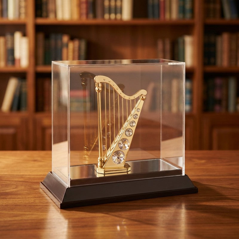 Golden Harmony Music 24K Gold Plated Mild Steel Showpiece