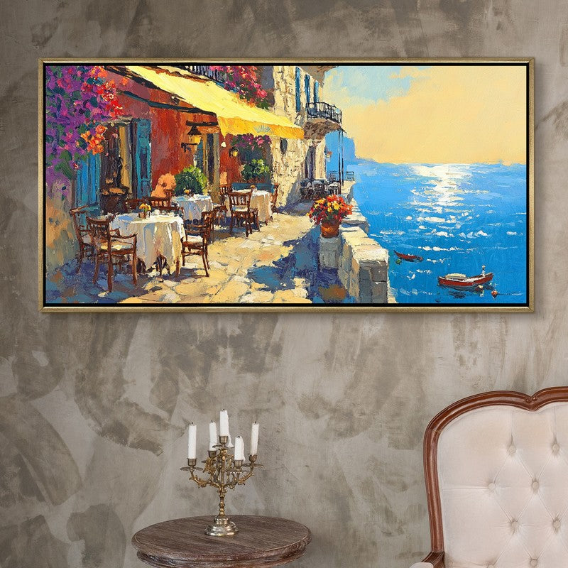 Sunharbor Canvas Wall Painting With Frame