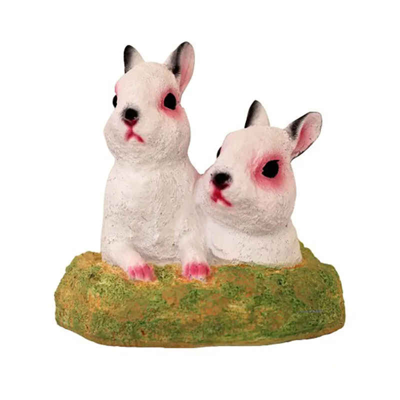 Bunny Duo Resin Showpiece media 3
