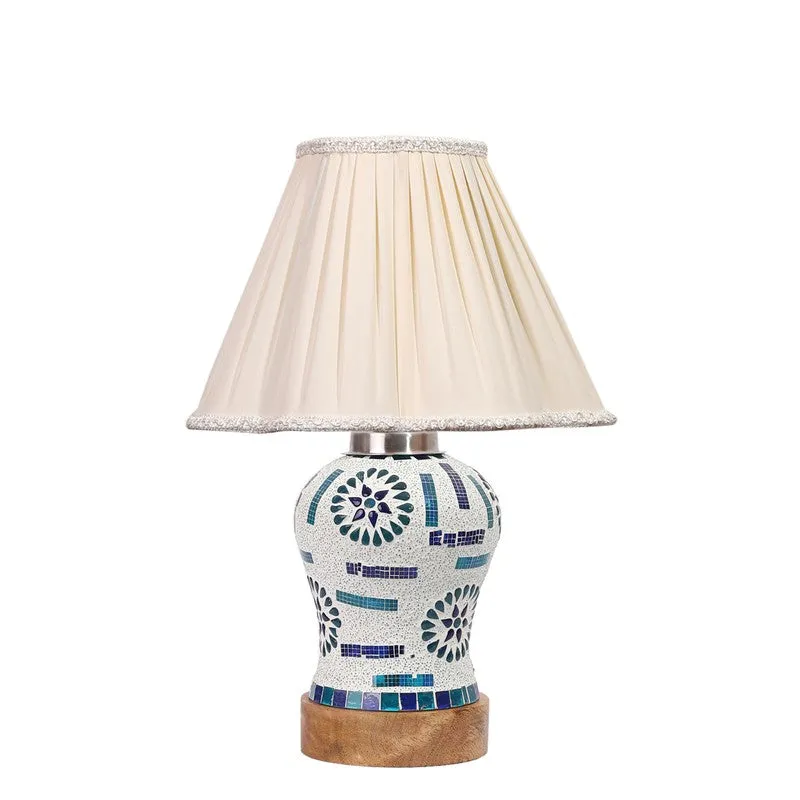 Sonara Pleated Wooden Table Lamp - Multicolor media 5