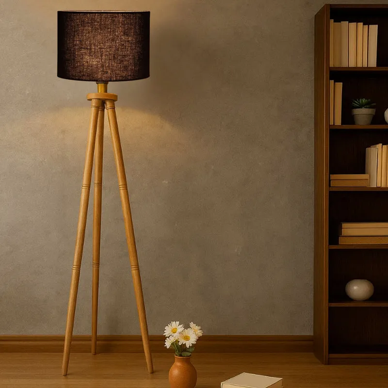 Cotin I Tripod Floor Lamp - Black media 1