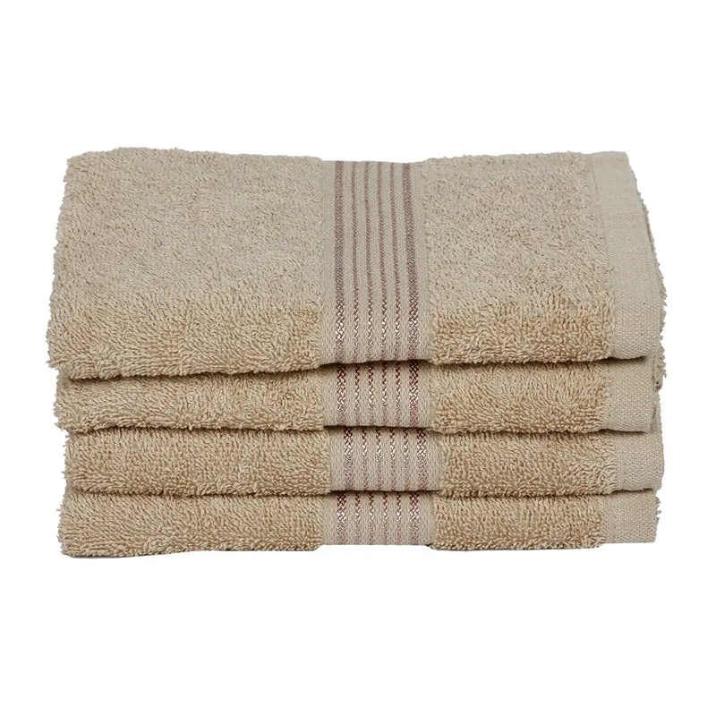 Eva Quick Dry Hand Towel (Taupe) - Set Of Four media 4