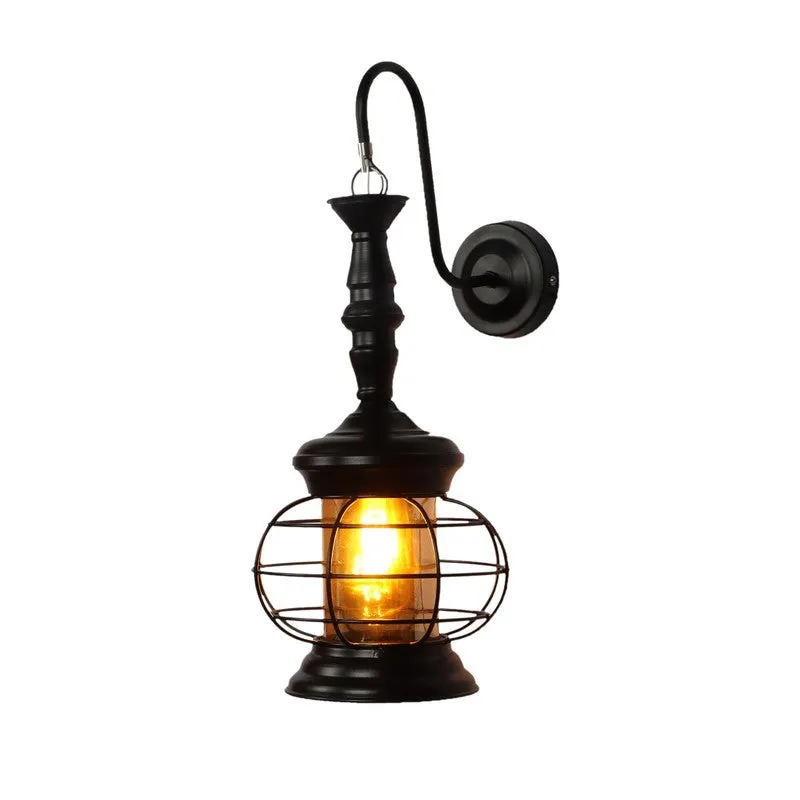 Urban Noir Iron Wall Lamp media 4