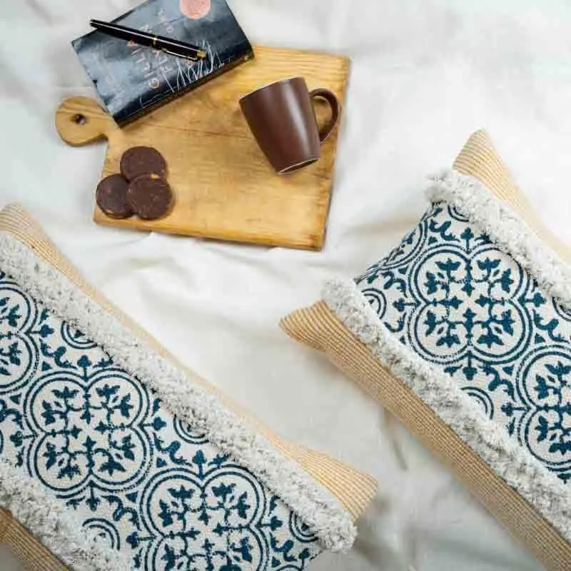 Fringed Horizon Cushion Cover media 4