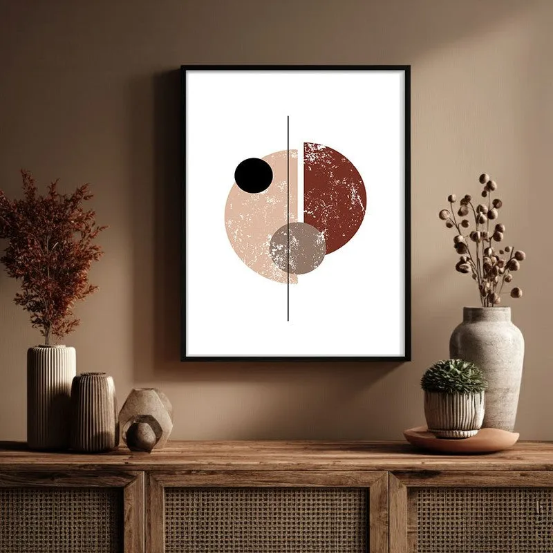 Tectonic Shift Canvas Wall Painting With Black Frame media 6