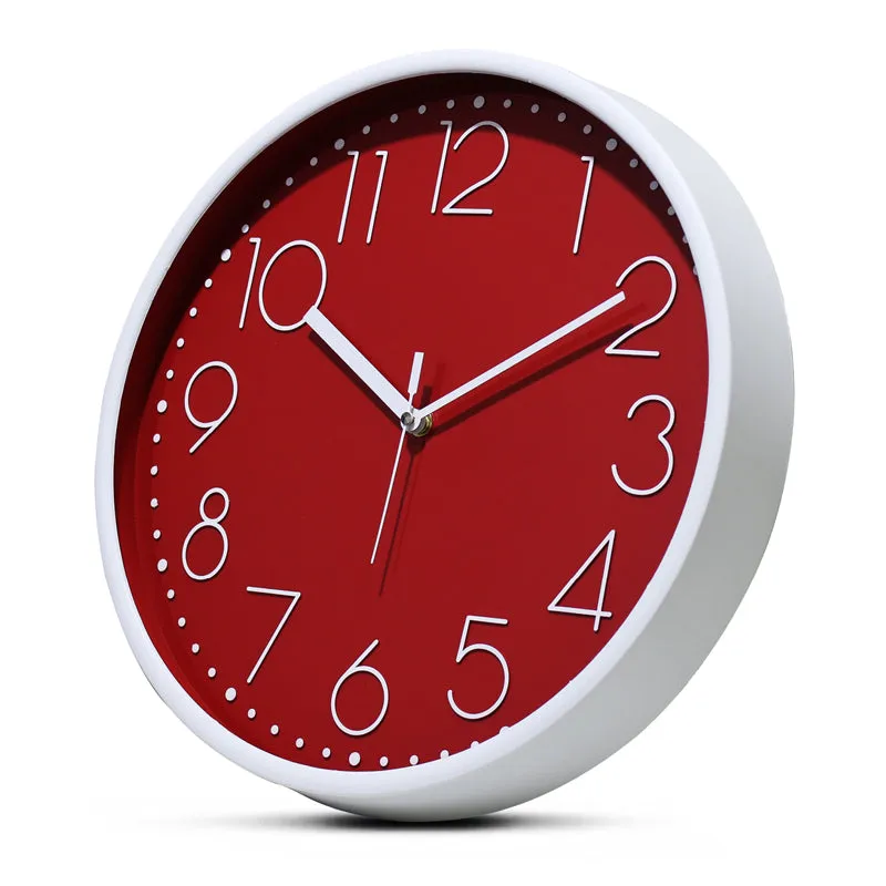 Tynox Analog Wall Clock - Red, White media 5