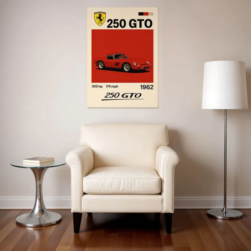 Ferrari 250 GTO Wall Poster media 1