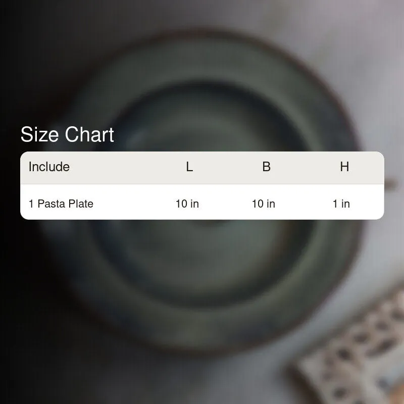 Eriga Ceramic Pasta Plate - Olive media 6