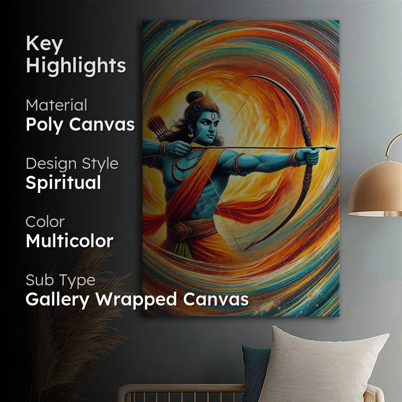 The Arrow of Light Poly Canvas Wall Painting media 2