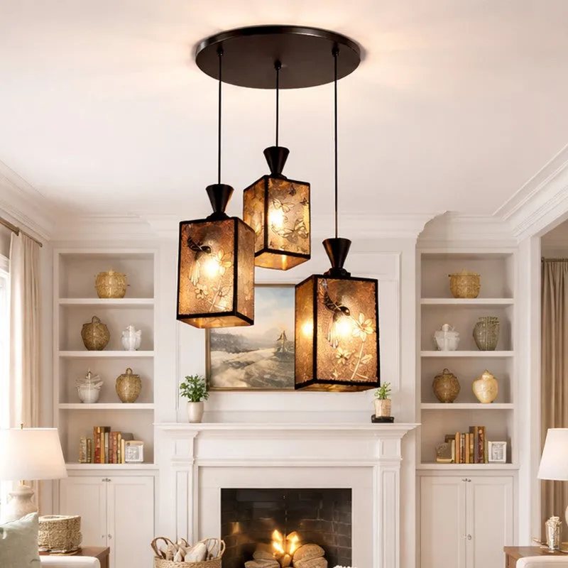 Botanic Glow Metal Cluster Ceiling Lamp media 5