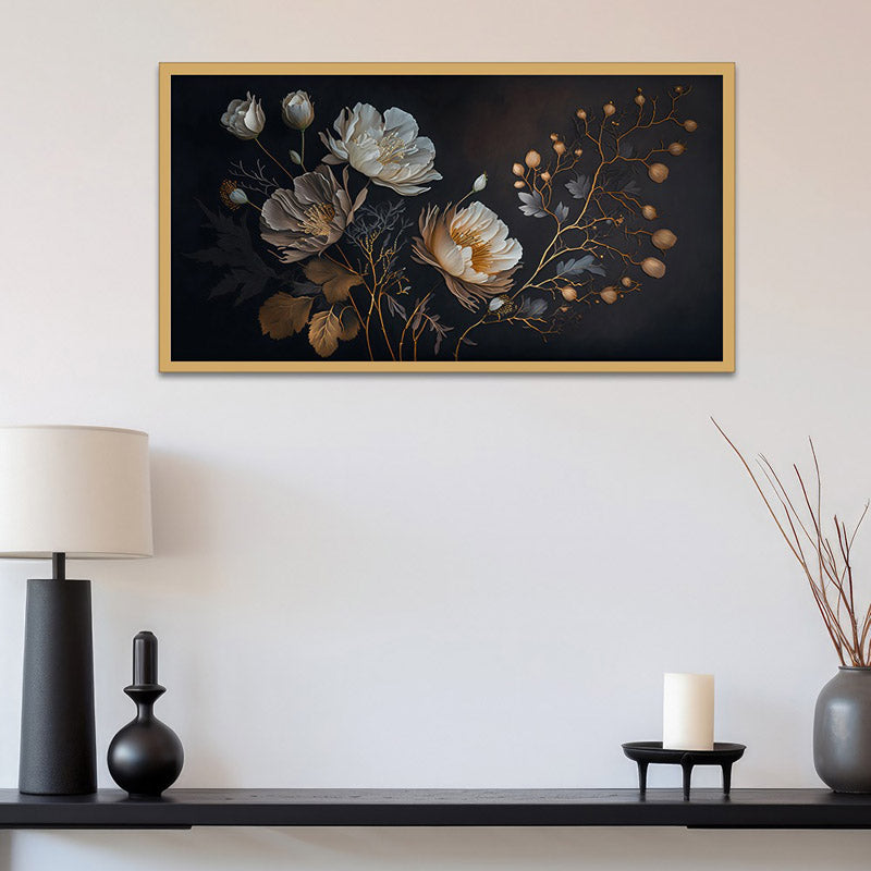 Eirá Floral Wall Painting With Frame