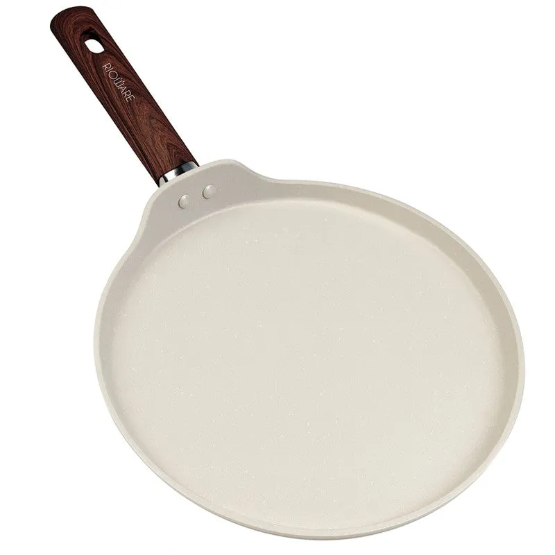 Rioware SmoothSpread Cast Aluminium Non-Stick Dosa Tawa - 24 cm media 3