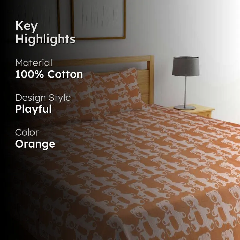 Bruno Grizz Bedcover - Orange media 2