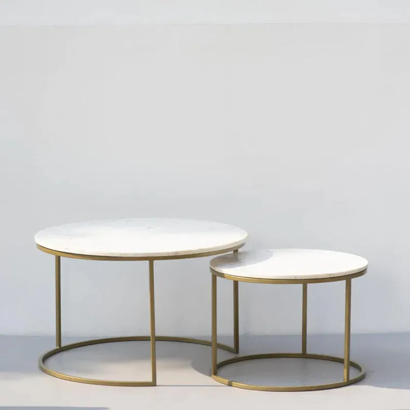 Bries Accent Table with Marble Top media 4