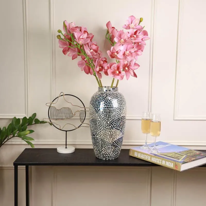 Melaina Mosaic Oval Vase media 1