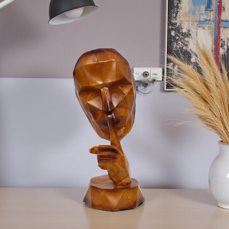 Hold the Silence Polyresin Showpiece