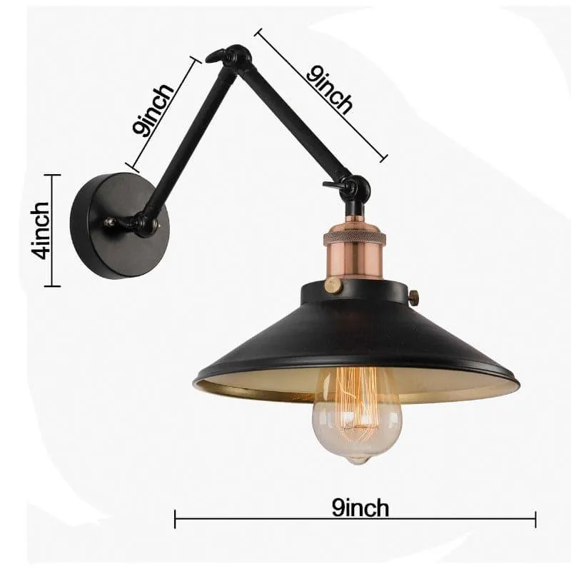 Eleni Cone Metal Wall Lamp - Copper media 6