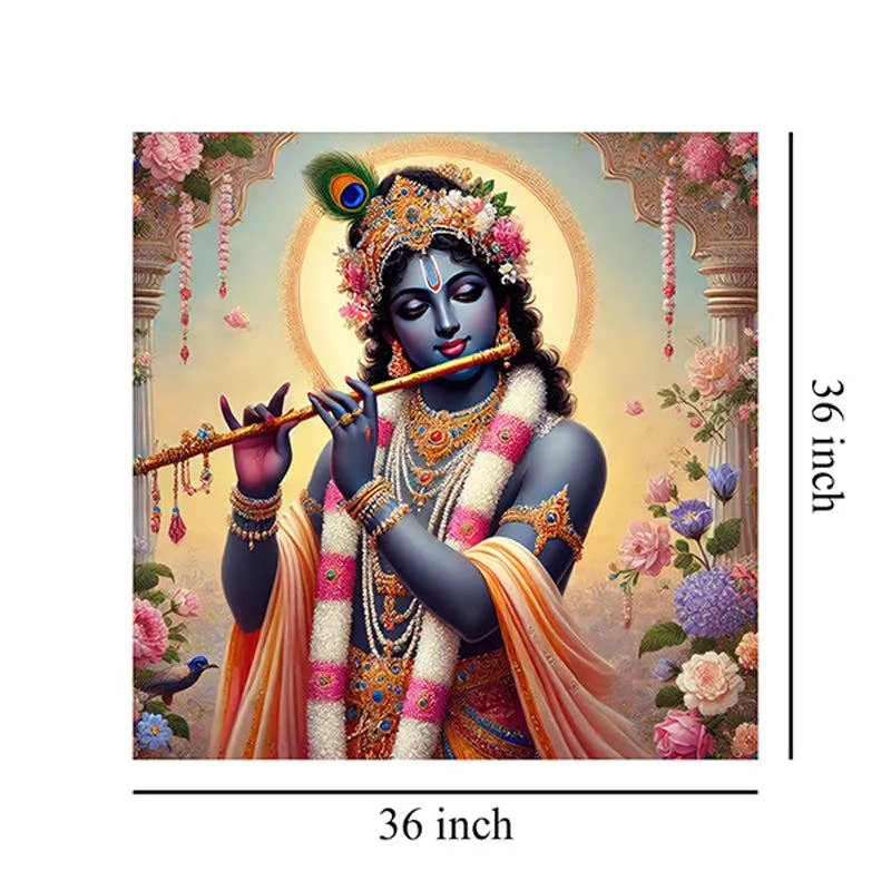 Vanamali Vasudeva Wall Painting media 8