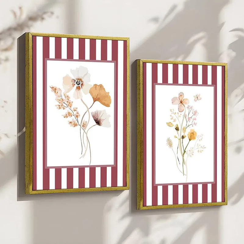 Junoon Ethnic Canvas Wall Art - Set Of Two media 3