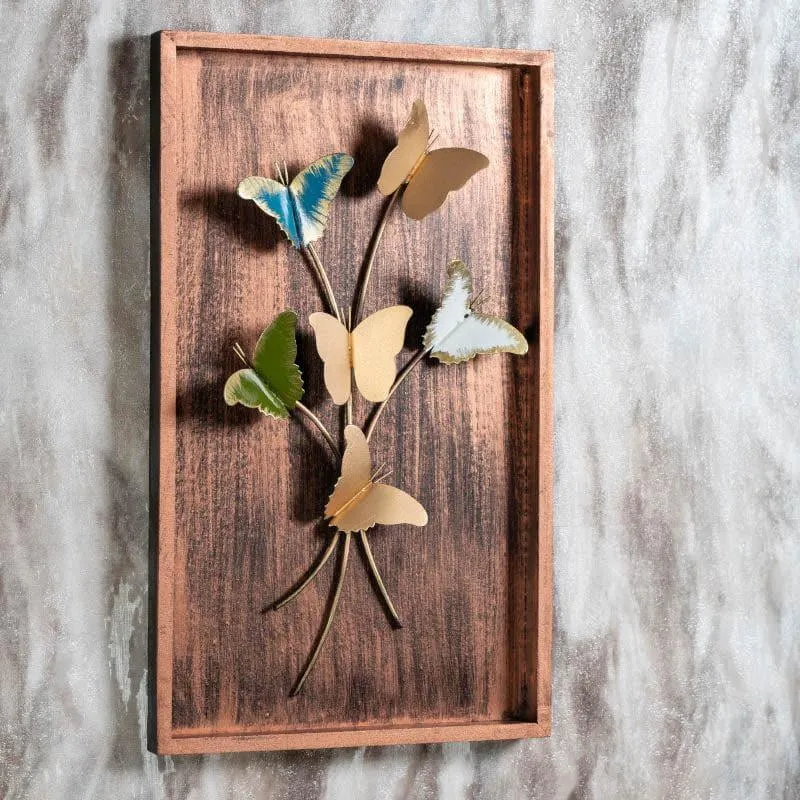 Butterfly Branch Metal Wall Accent media 3