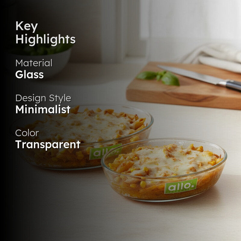 Flame Glass Baking Dish - Set Of Two media 2