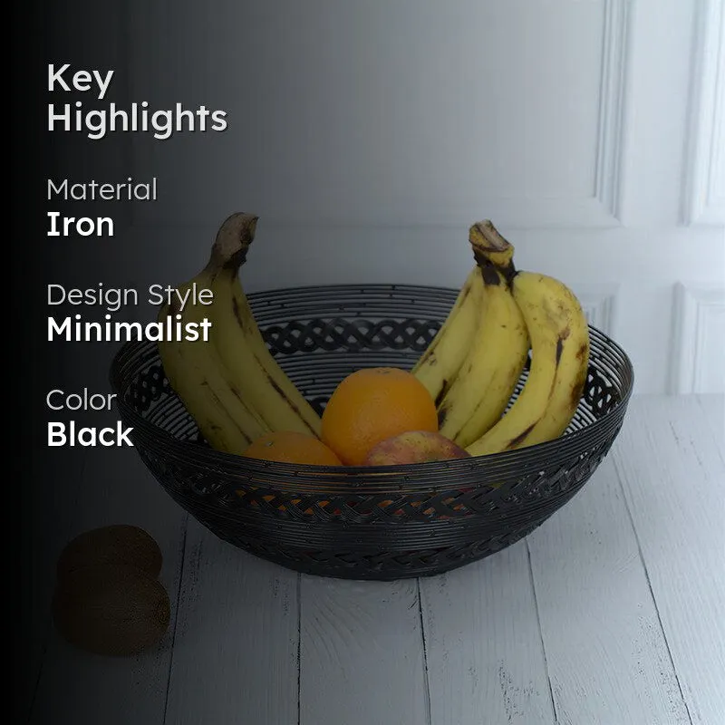 Belvo Fruit Basket - Black media 2
