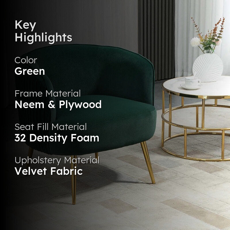 Leiser Accent Chair - Green media 2