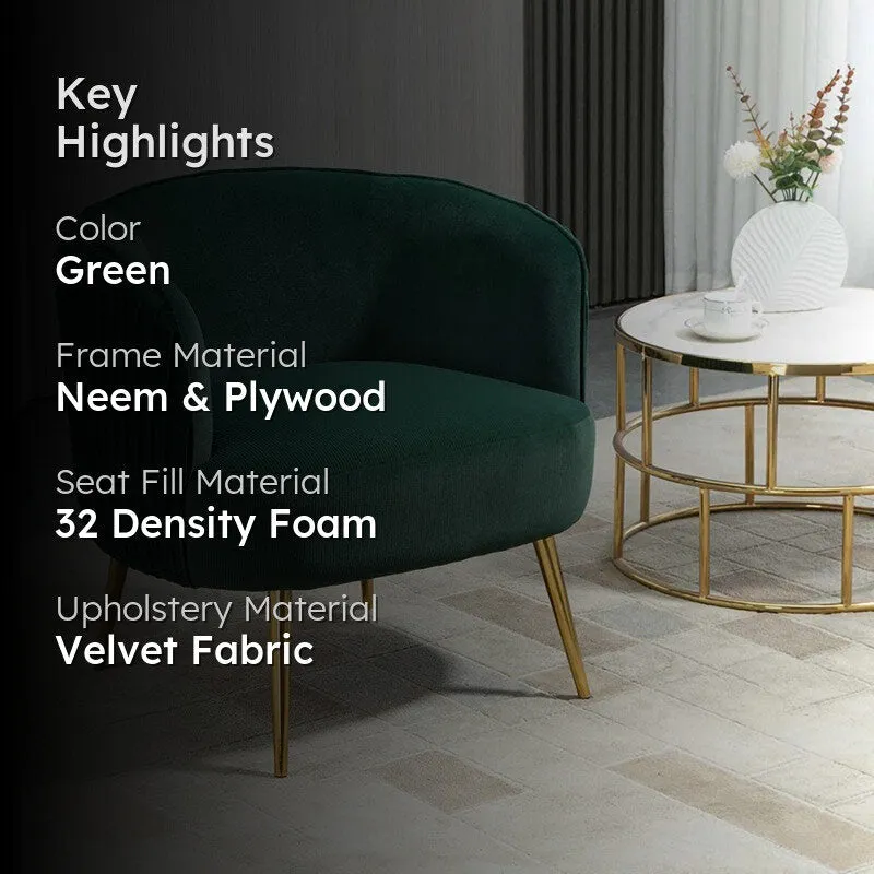 Leiser Accent Chair - Green media 2