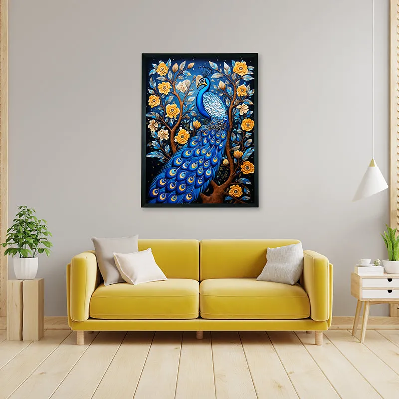 Peacock Magica Canvas Wall Art media 6