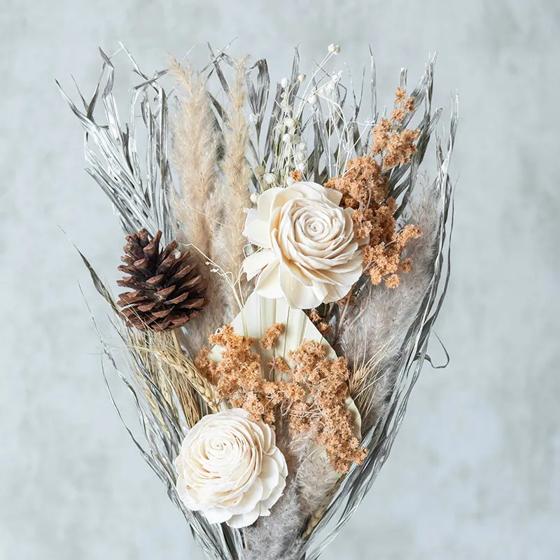 Silver Dusk Dried Flower Bunch media 1