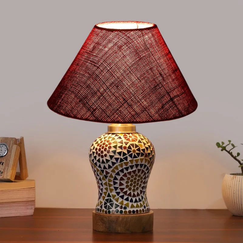 Silora Wooden Table Lamp - Multicolor media 3