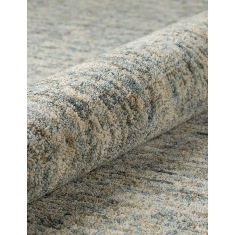 Handloom Hand Tufted Harmony Wool Rug - Blue & Brown media 6
