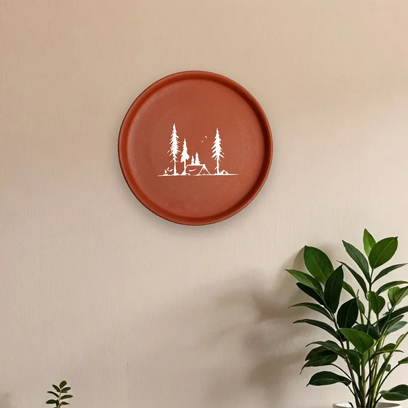 Pine Camp Terracotta Wall Plate media 1