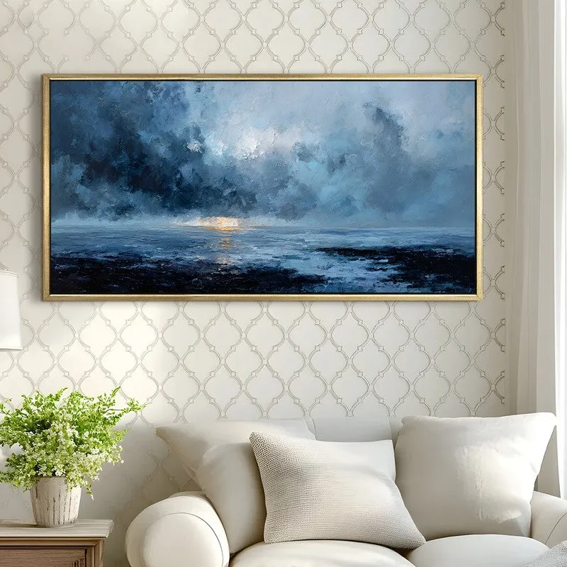 Sapphire Night Canvas Wall Art media 4