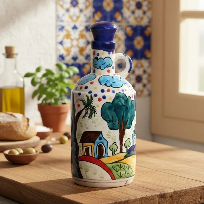 Decorative Ceramic Oil Dispenser - 1000 mL media 5