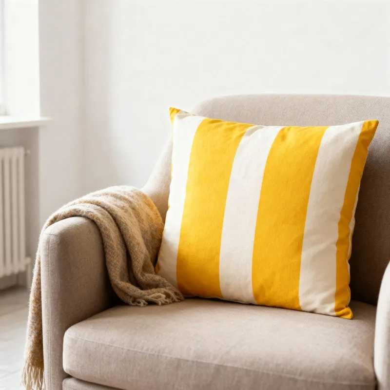 Fig Living Colouways Buttercream Cushion Cover media 3
