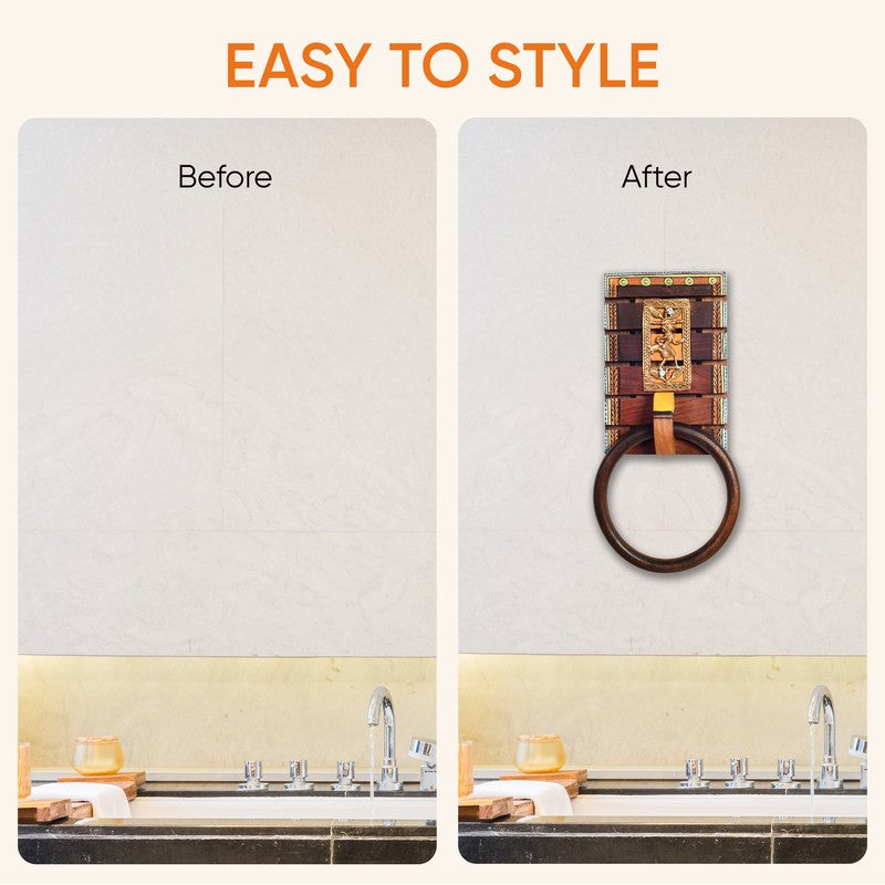 Tana Wood Towel Hanger media 6