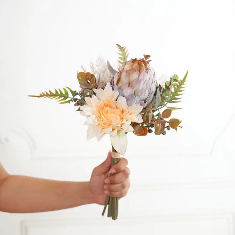 Floral Bouquet Artificial Flowers - Multicolor media 3