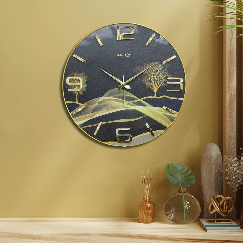 Lunexa MDF Analog Wall Clock