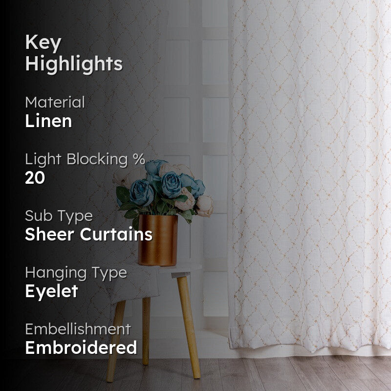 Zorelle Visual Rhythm Curtain - Set Of Two media 2