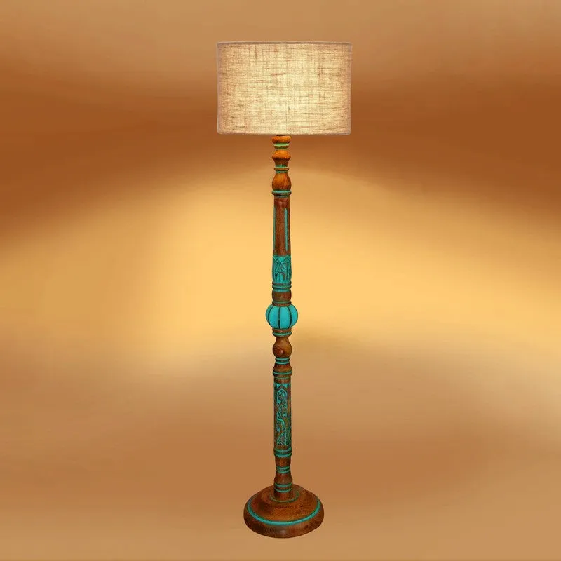 CylindraEdge Luxe Floor Lamp (Beige) media 3